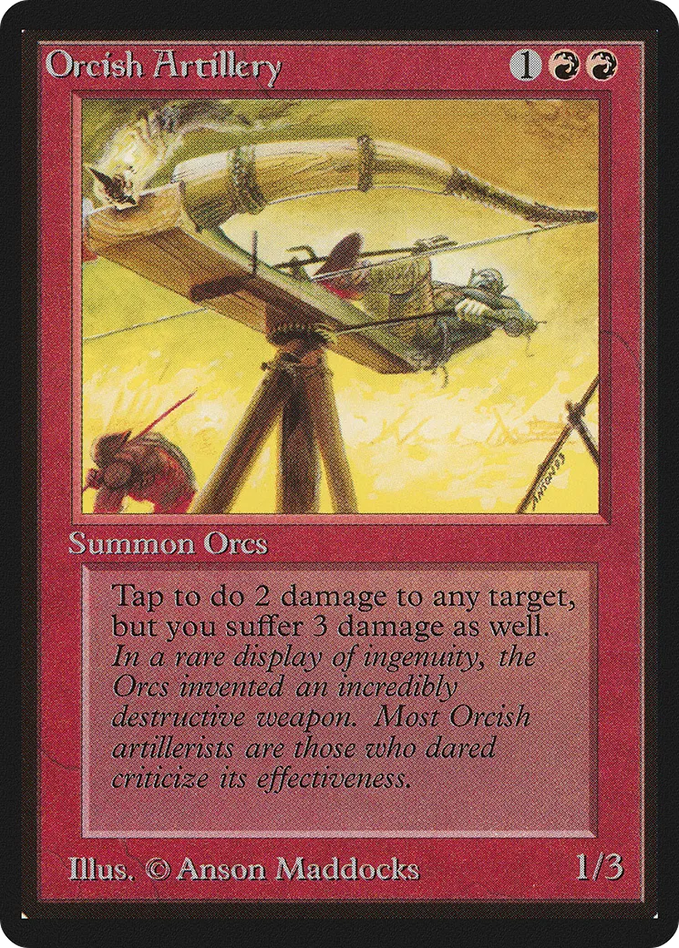 Artillerie orque from Limited Edition Beta - Magic: The Gathering