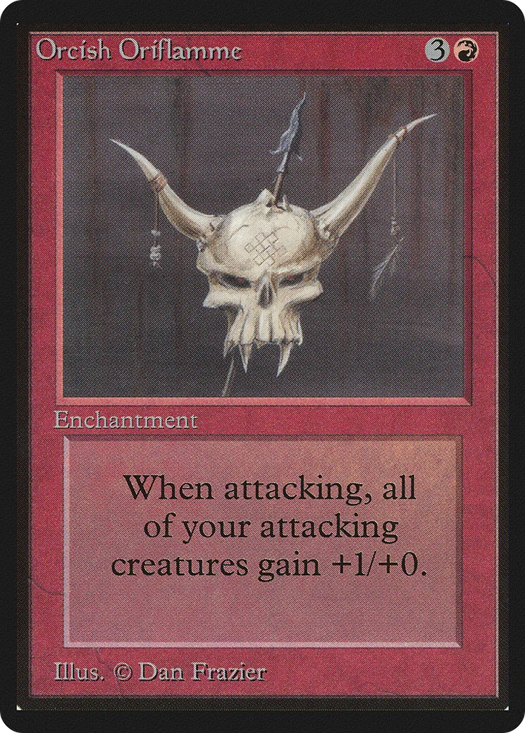 Oriflamme orque — Limited Edition Beta — Magic: The Gathering