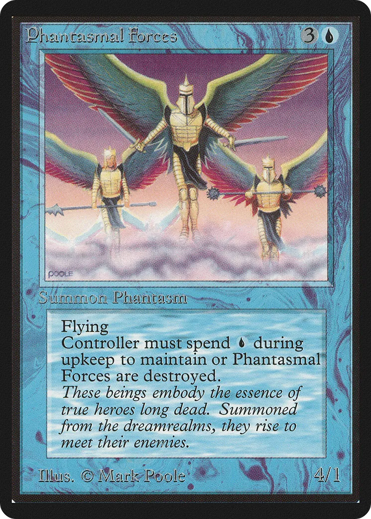 Forces phantasmatiques — Limited Edition Beta — Magic: The Gathering