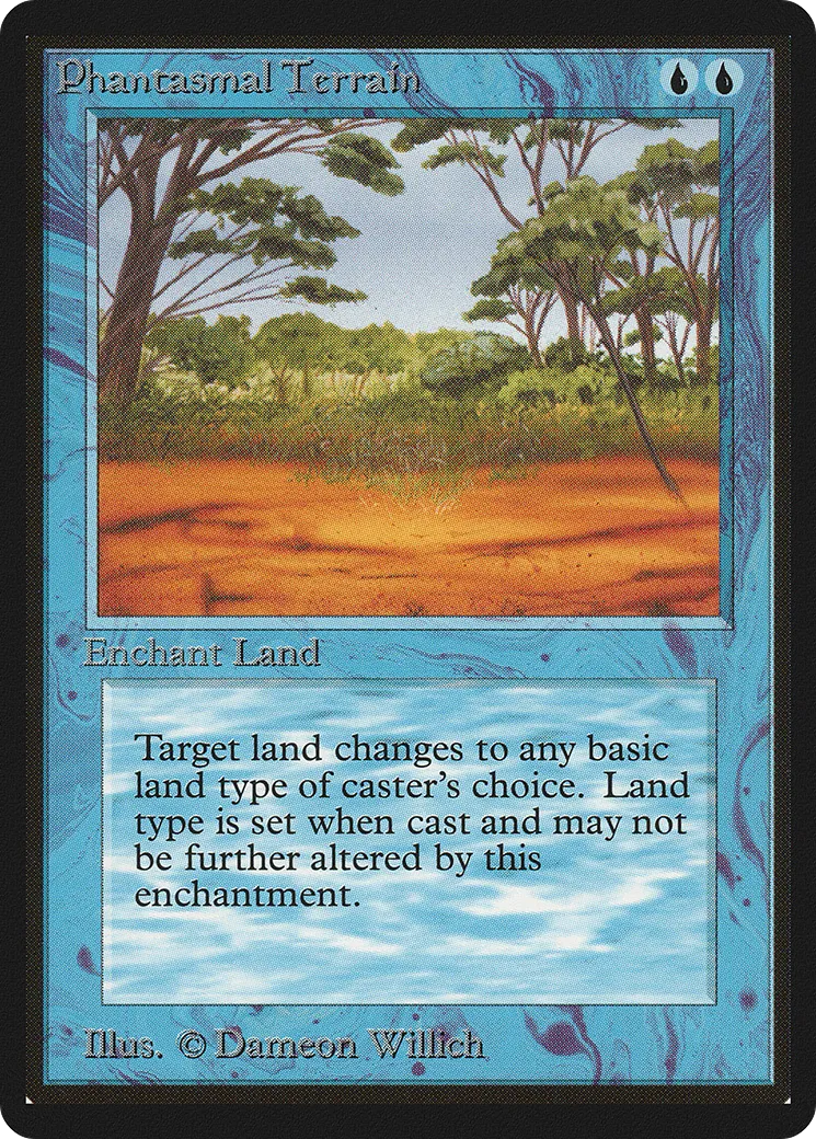 Terrain fantasmatique — Limited Edition Beta — Magic: The Gathering