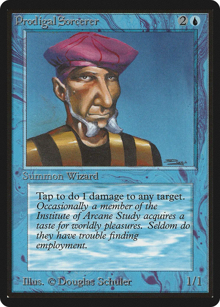 Sorcier sybarite — Limited Edition Beta — Magic: The Gathering