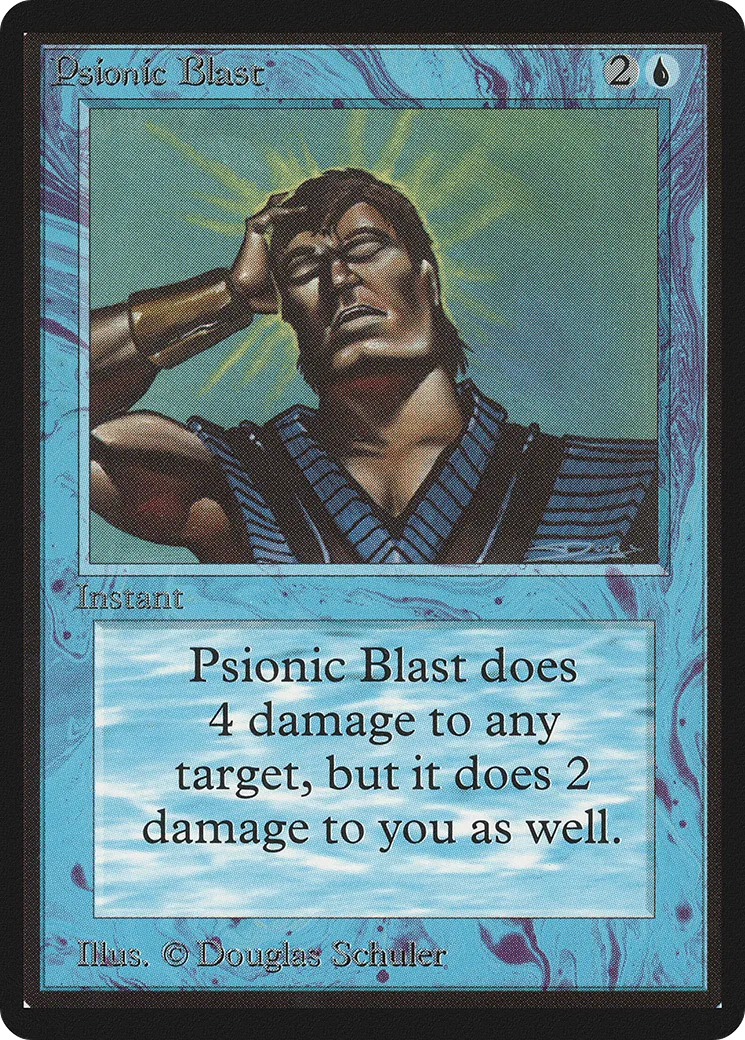 Salve psionique from Limited Edition Beta - Magic: The Gathering