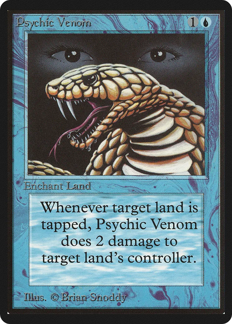 Venin psychique — Limited Edition Beta — Magic: The Gathering