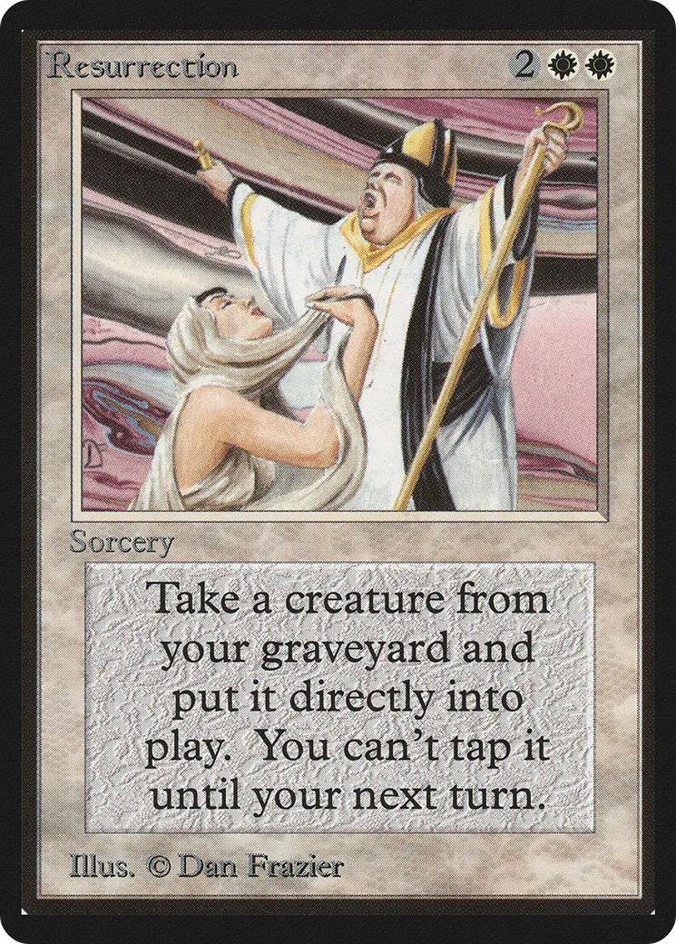 Resurrection — Limited Edition Beta — Magic: The Gathering