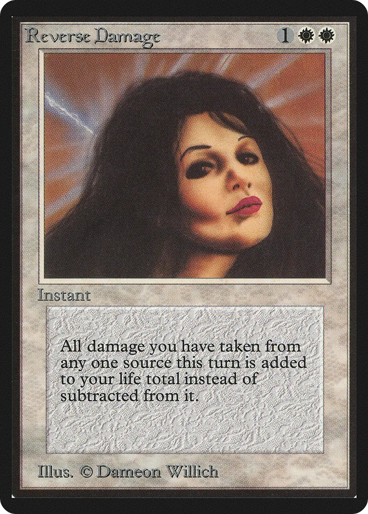 Inversion des dégâts — Limited Edition Beta — Magic: The Gathering