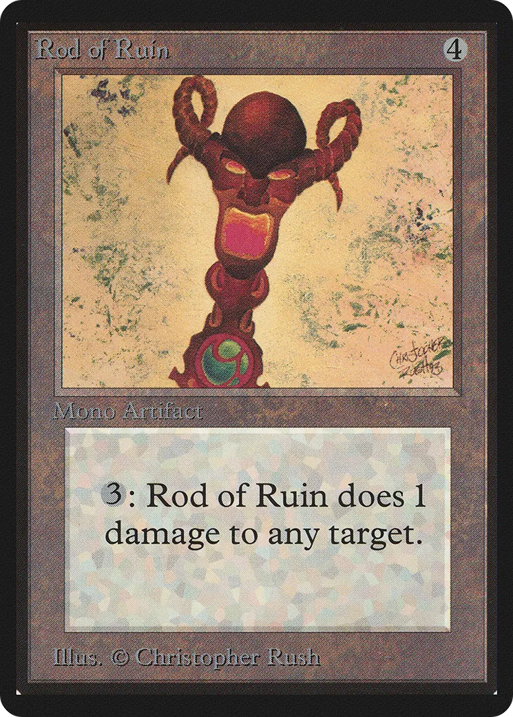 Baguette de ruine — Limited Edition Beta — Magic: The Gathering