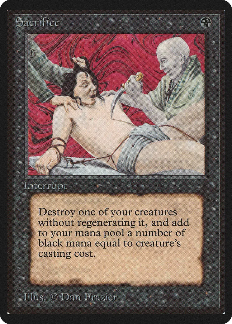 Sacrifice — Limited Edition Beta — Magic: The Gathering