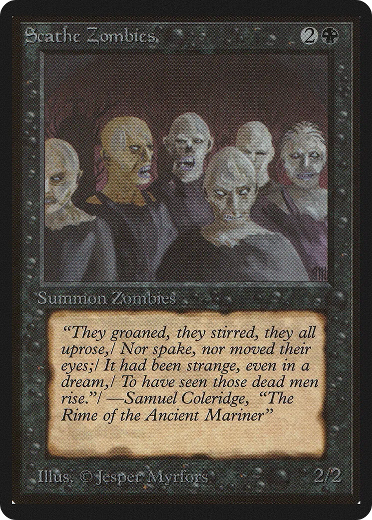 Scathe Zombies — Limited Edition Beta — Magic: The Gathering