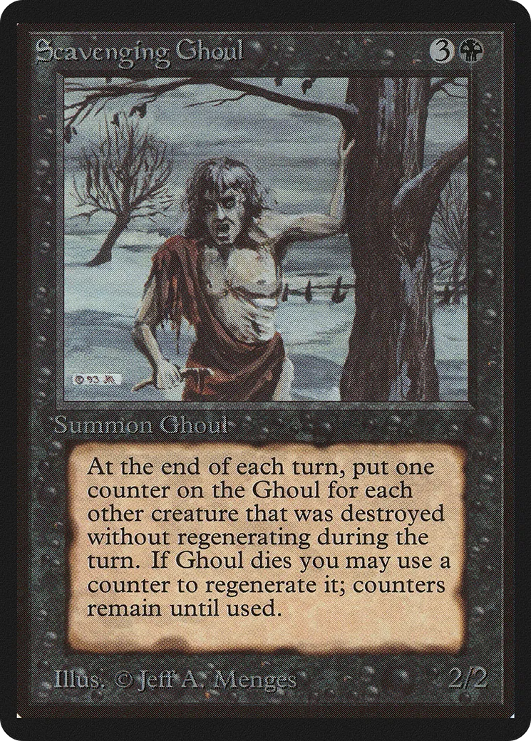 Goule nécrophage — Limited Edition Beta — Magic: The Gathering