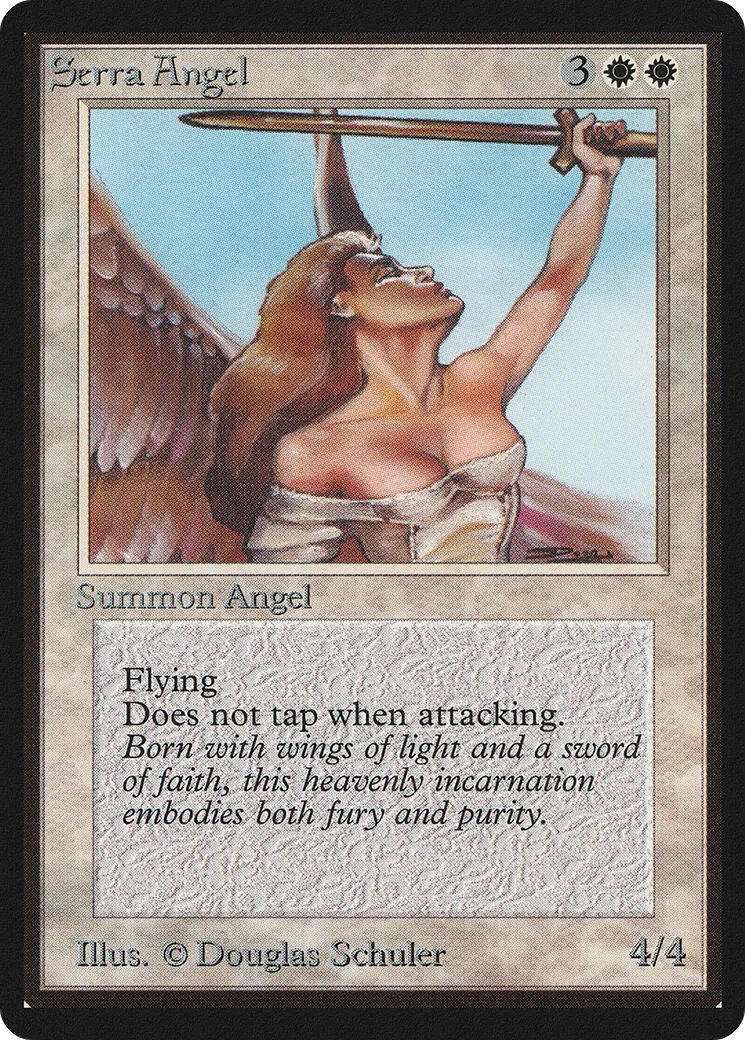 Serra Angel — Limited Edition Beta — Magic: The Gathering