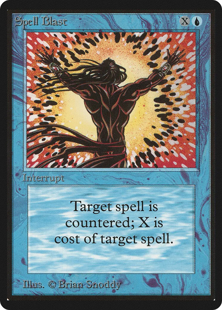 Spell Blast from Limited Edition Beta - Magic: The Gathering