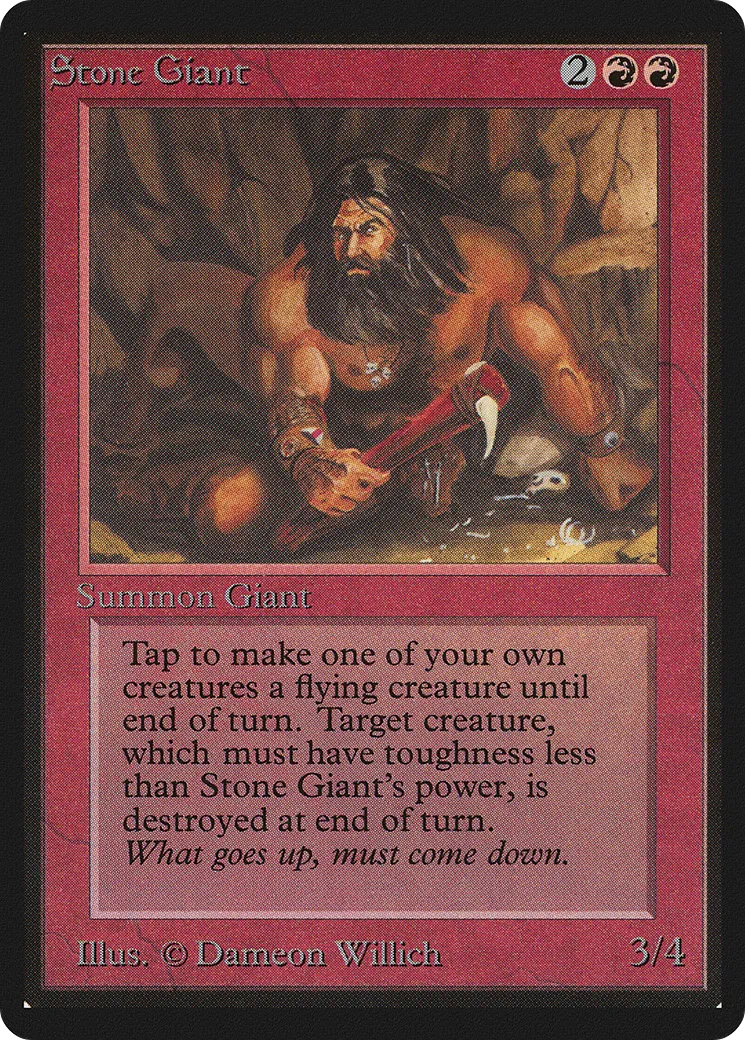 Stone Giant — Limited Edition Beta — Magic: The Gathering