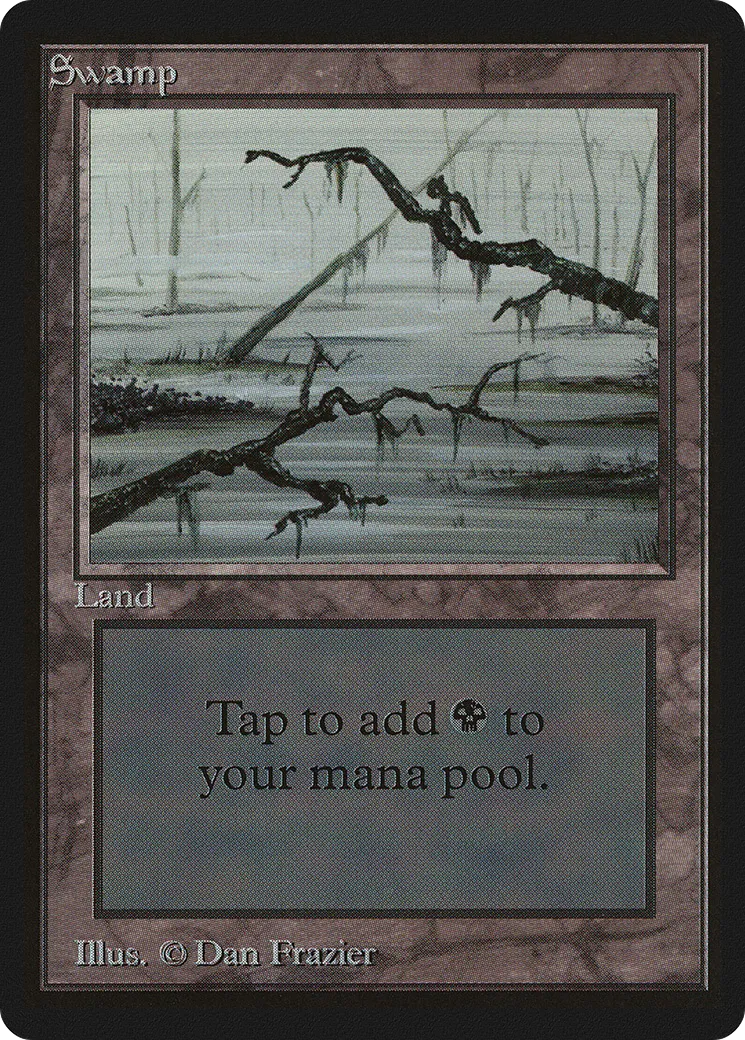 Swamp — Limited Edition Beta — Magic: The Gathering