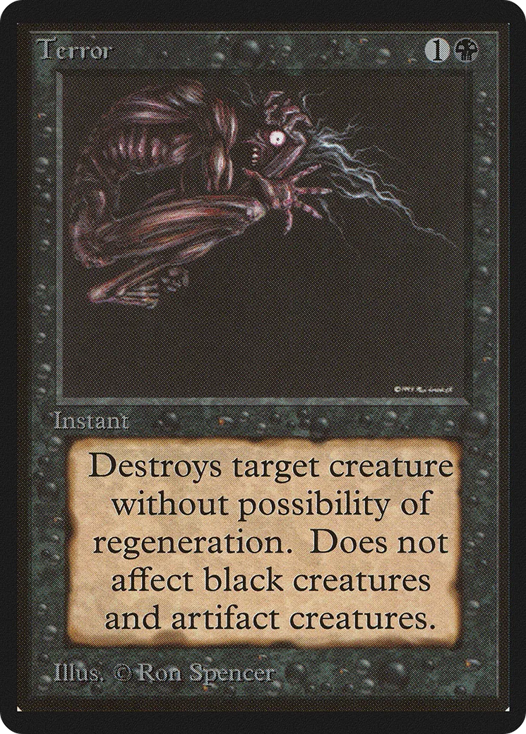 Terreur — Limited Edition Beta — Magic: The Gathering
