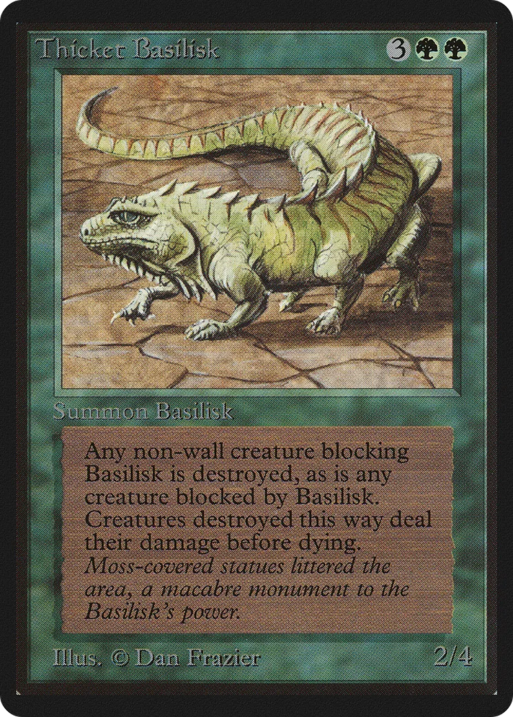 Basilic des halliers — Limited Edition Beta — Magic: The Gathering