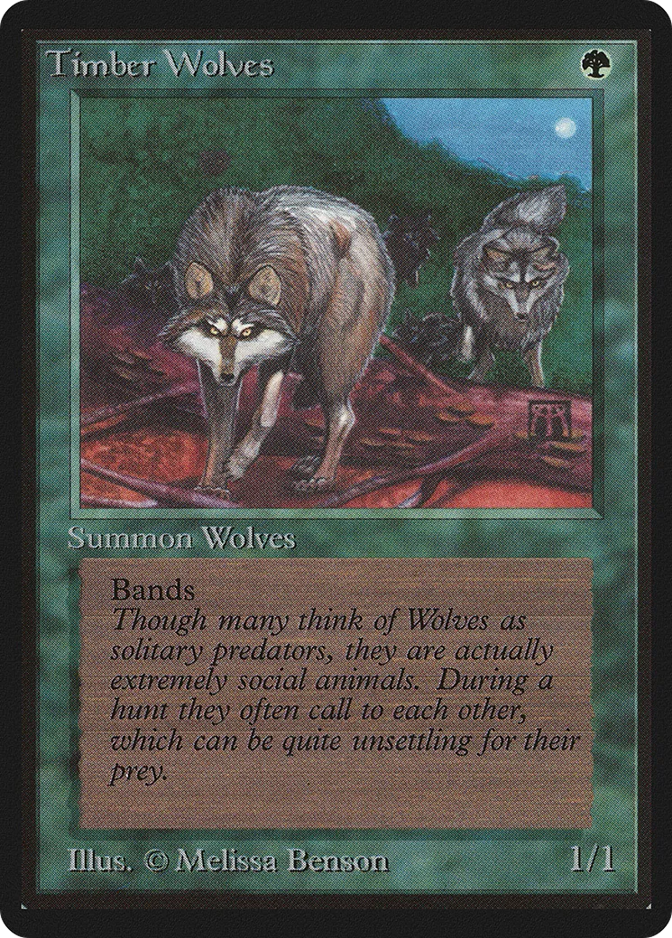 Timber Wolves — Limited Edition Beta — Magic: The Gathering