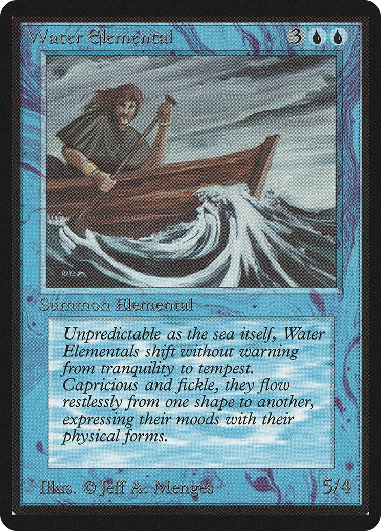 Elémental d'eau — Limited Edition Beta — Magic: The Gathering