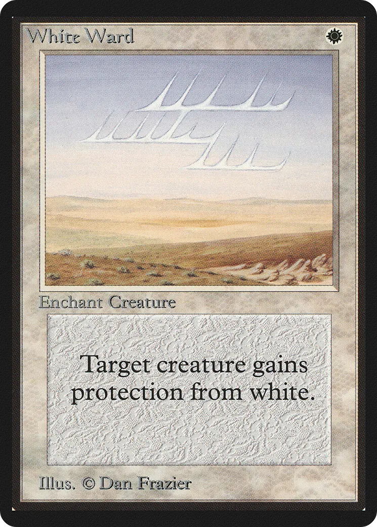 Rune de garde blanche — Limited Edition Beta — Magic: The Gathering