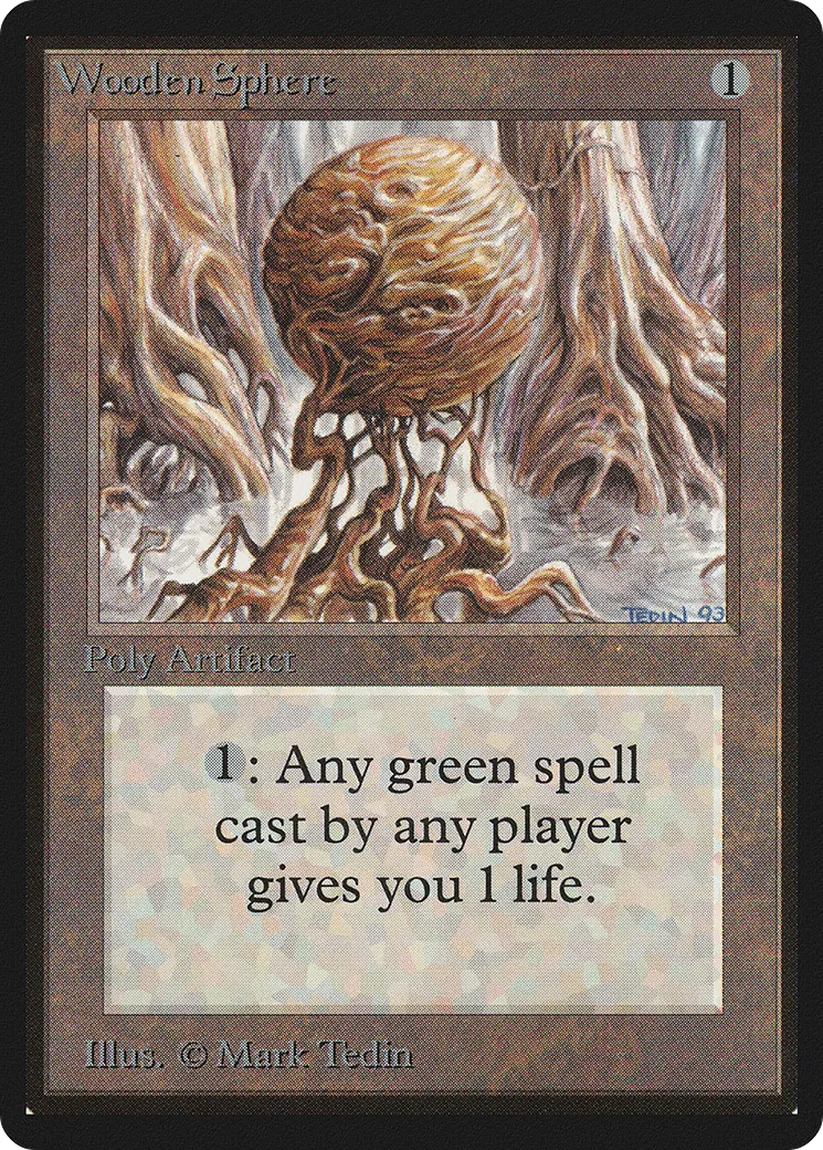 Sphère de bois — Limited Edition Beta — Magic: The Gathering