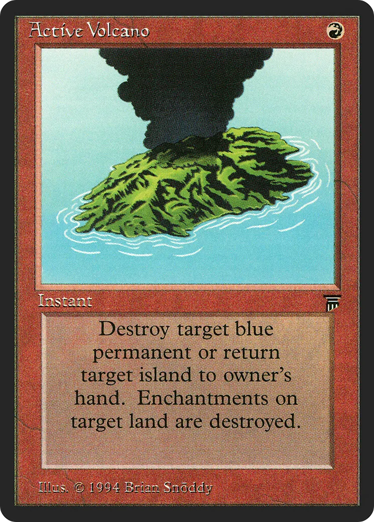 Active Volcano — Legends — Magic: The Gathering