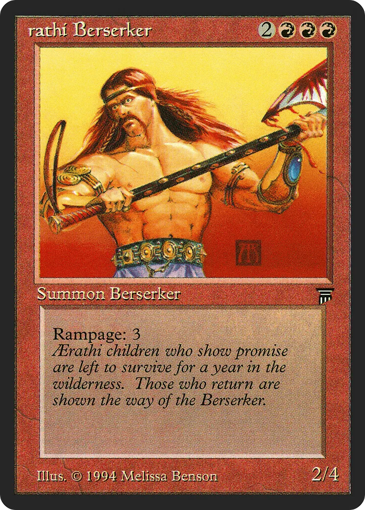 Aerathi Berserker — Legends — Magic: The Gathering