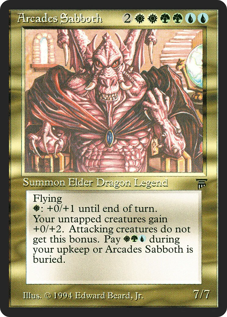 Arcades Sabboth from Legends - Magic: The Gathering