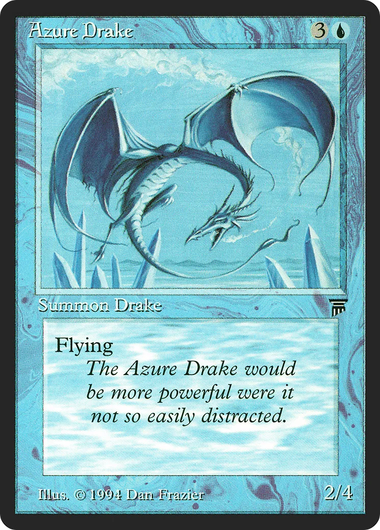 Azure Drake — Legends — Magic: The Gathering