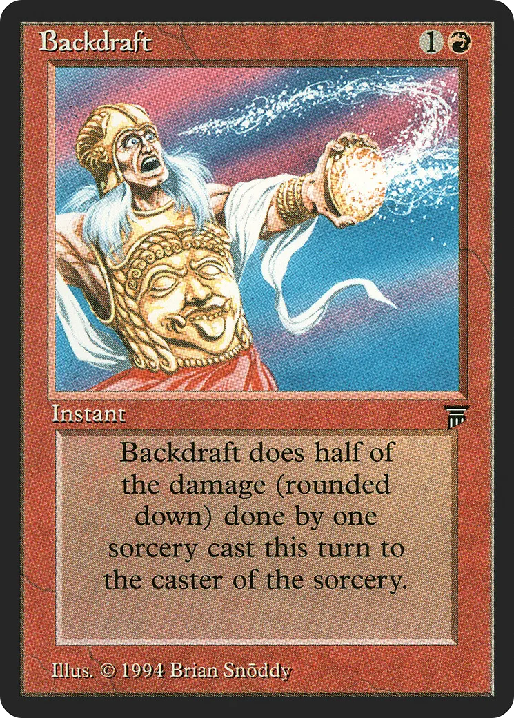 Backdraft — Legends — Magic: The Gathering