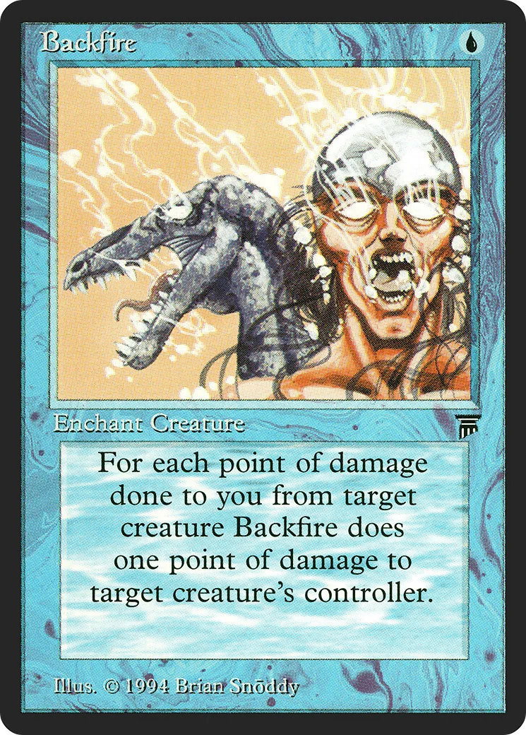 Backfire — Legends — Magic: The Gathering