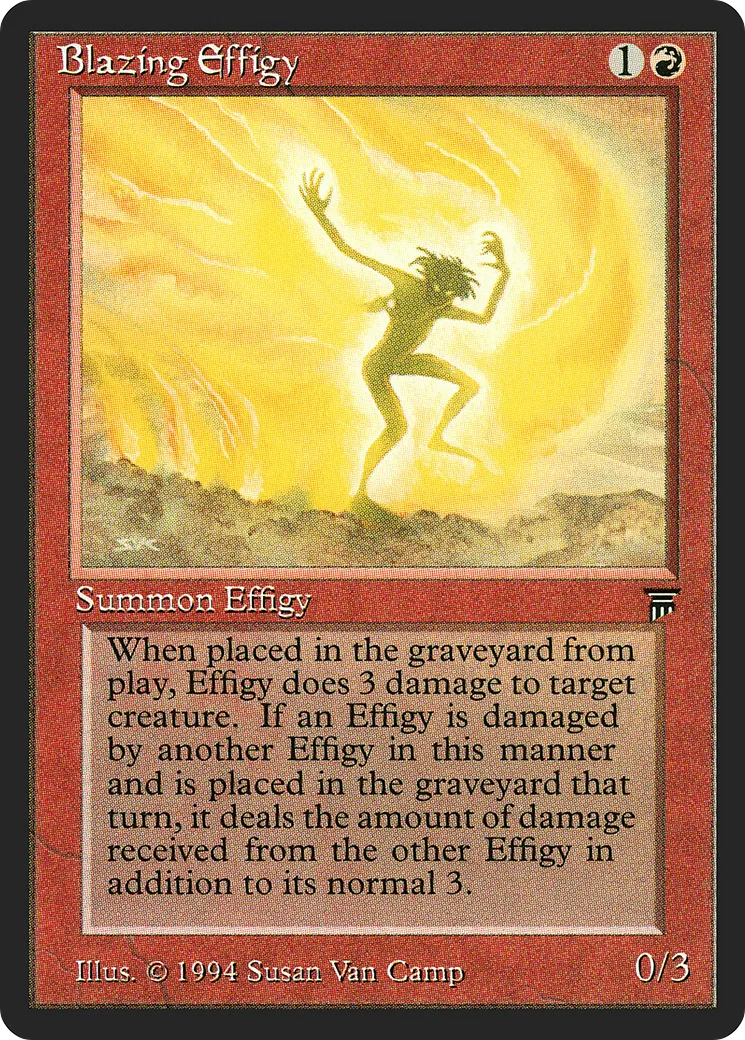 Blazing Effigy — Legends — Magic: The Gathering