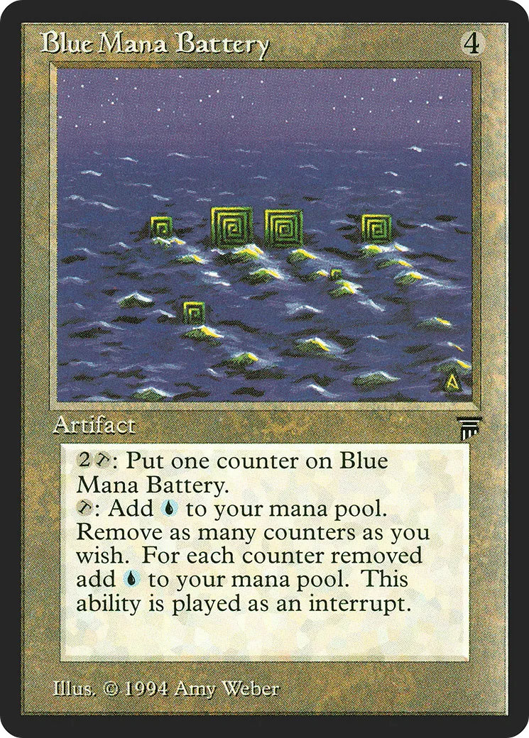 Blue Mana Battery — Legends — Magic: The Gathering
