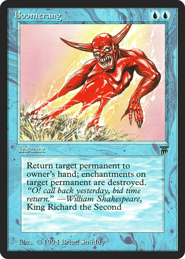 Boomerang — Legends — Magic: The Gathering