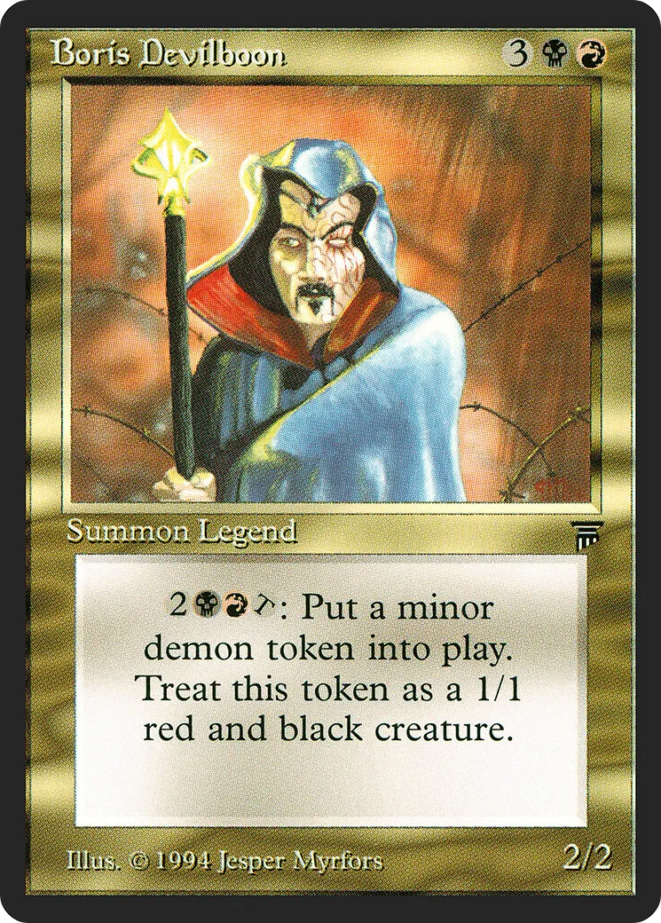 Boris Devilboon — Legends — Magic: The Gathering