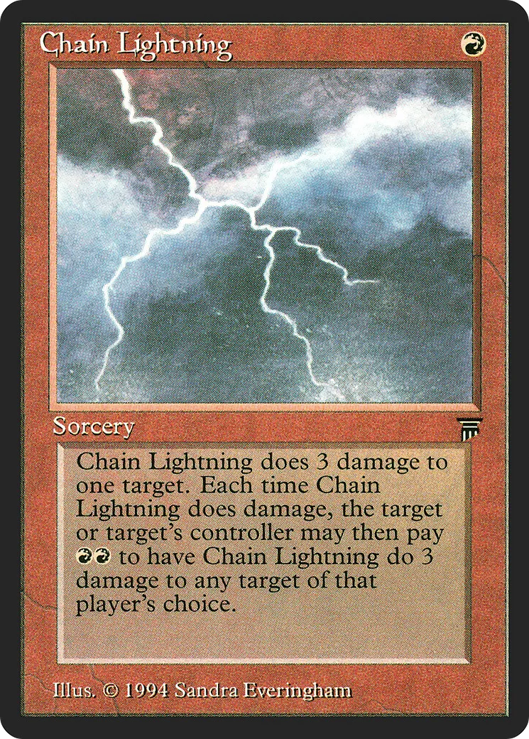 Chain Lightning — Legends — Magic: The Gathering