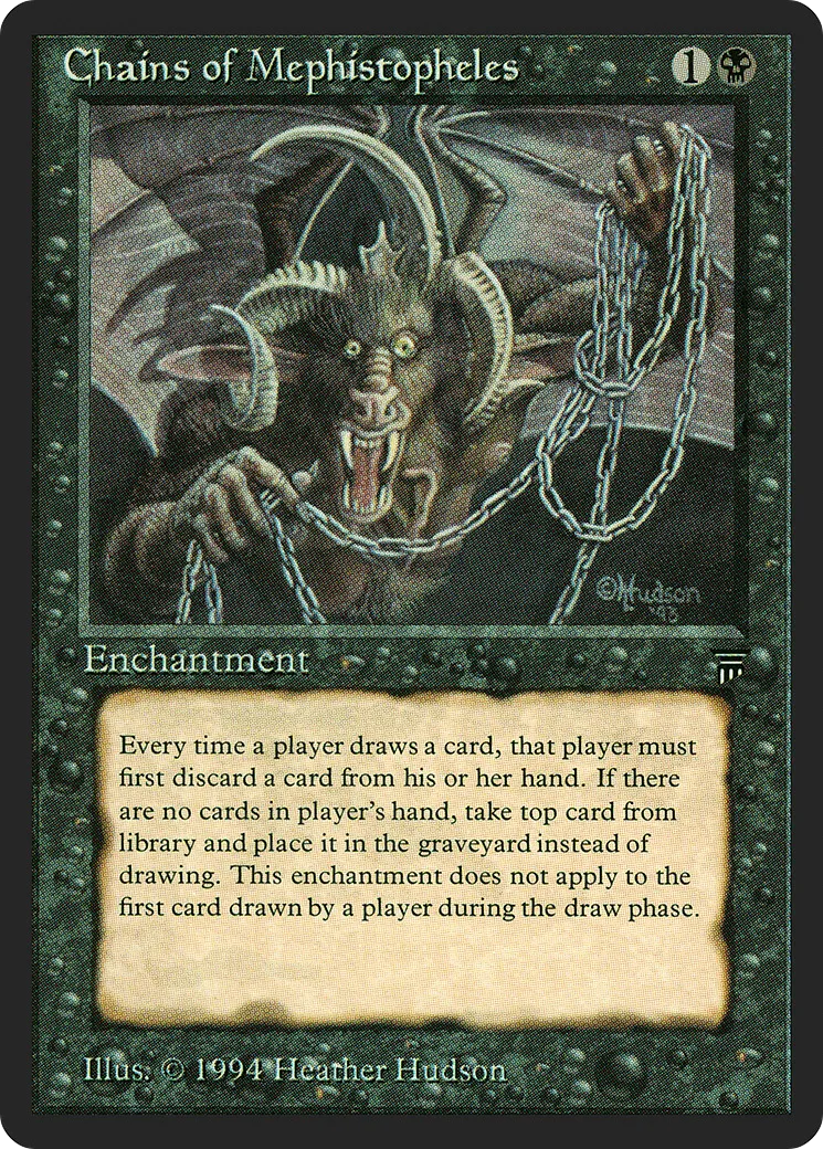 Chains of Mephistopheles from Legends - Magic: The Gathering