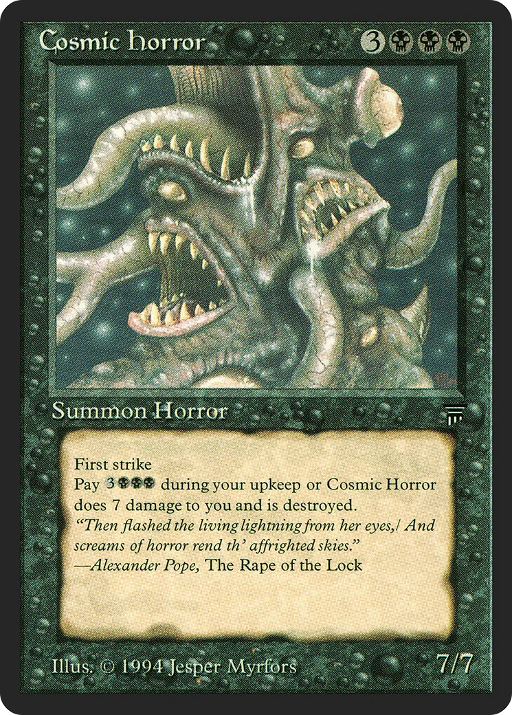 Cosmic Horror — Legends — Magic: The Gathering