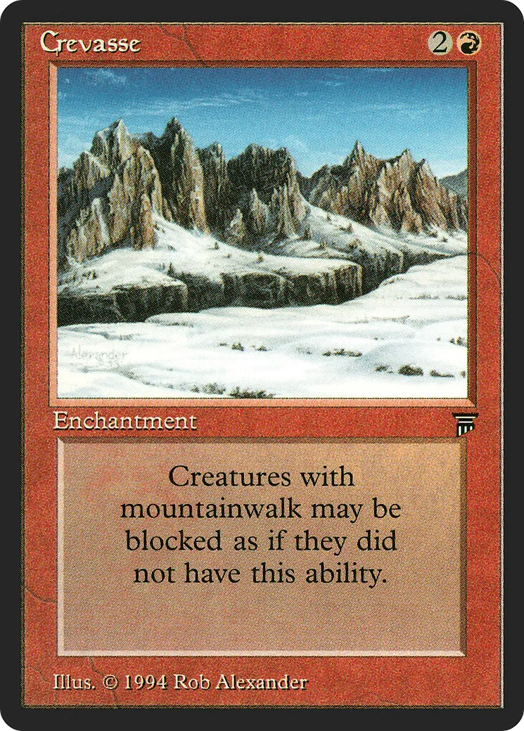 Crevasse — Legends — Magic: The Gathering