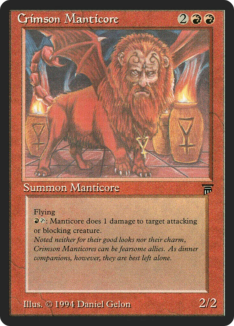 Crimson Manticore — Legends — Magic: The Gathering