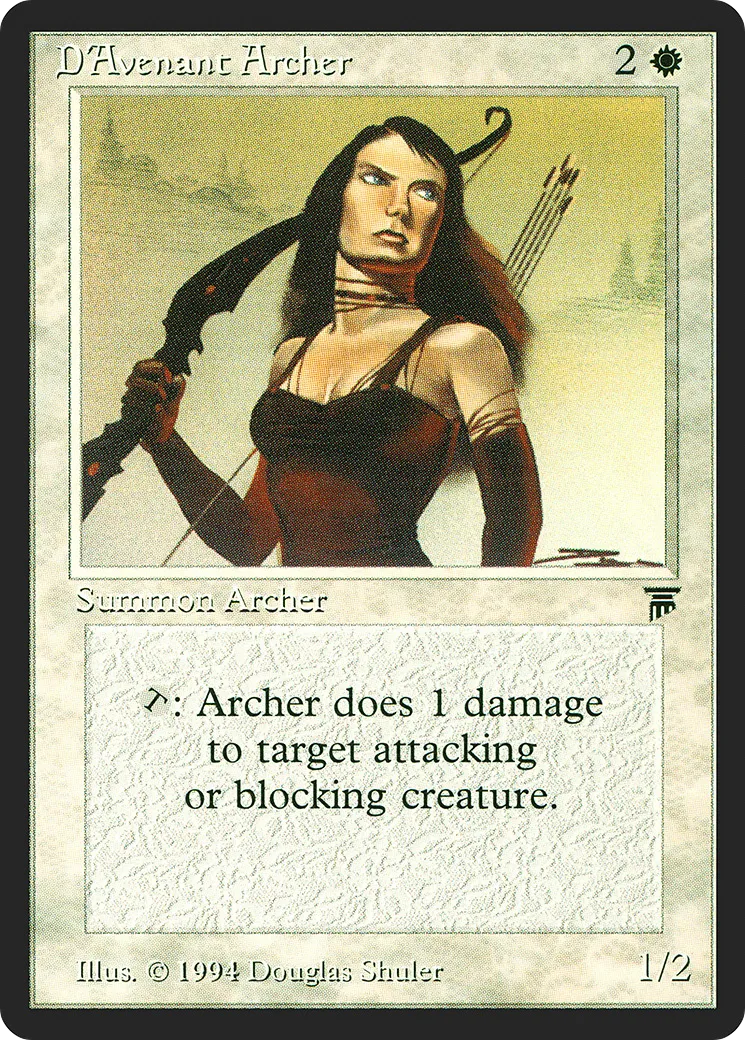 D'Avenant Archer — Legends — Magic: The Gathering