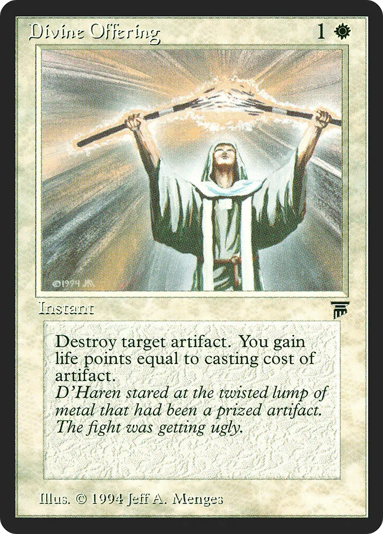 Divine Offering — Legends — Magic: The Gathering