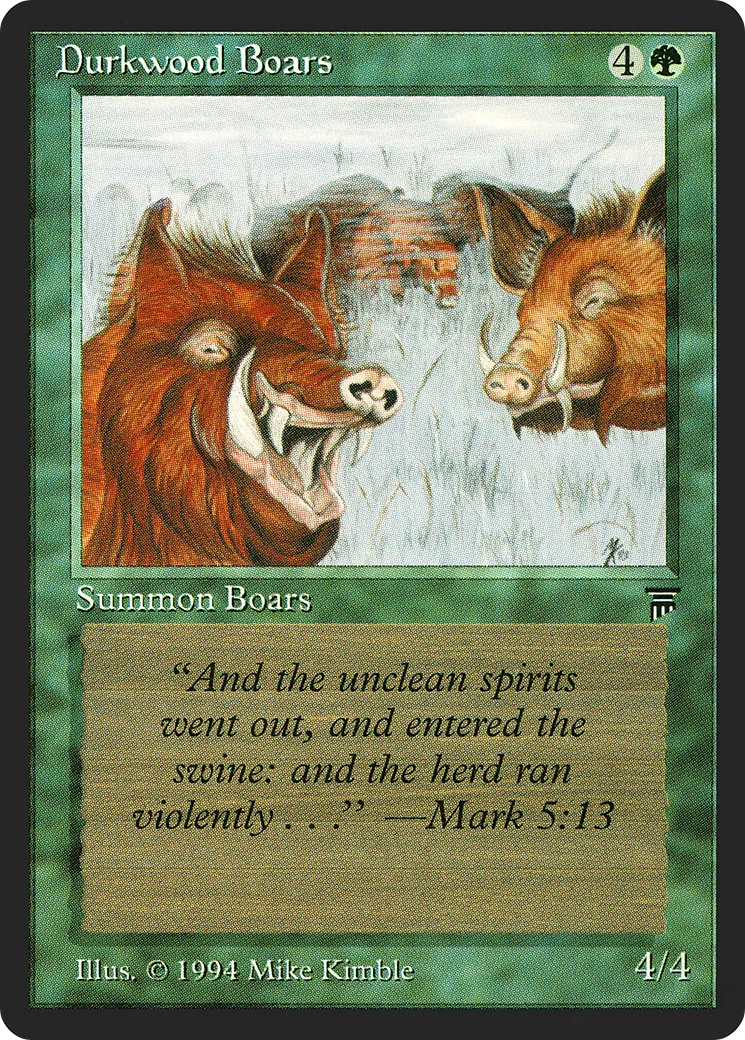 Durkwood Boars — Legends — Magic: The Gathering