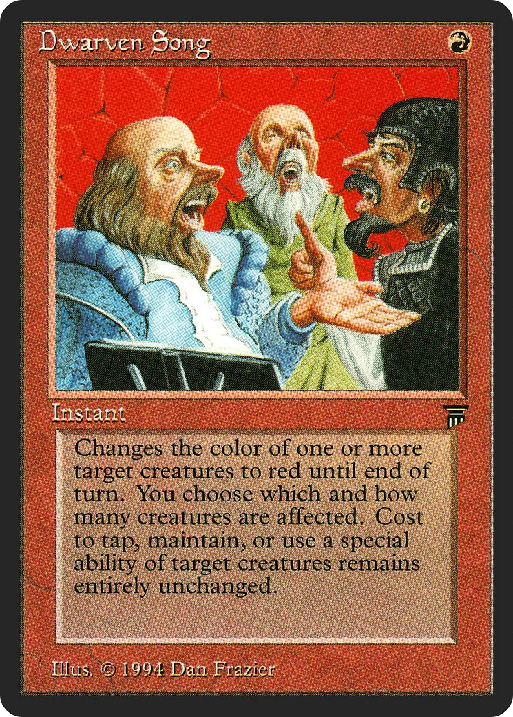 Dwarven Song — Legends — Magic: The Gathering