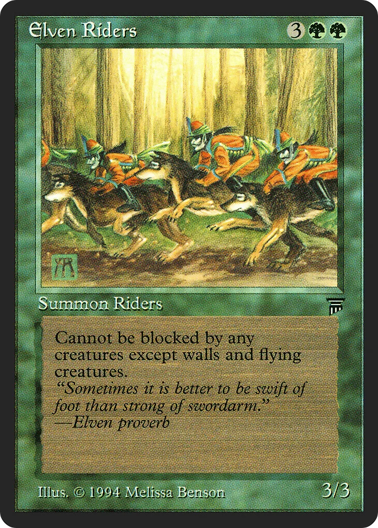 Elven Riders — Legends — Magic: The Gathering