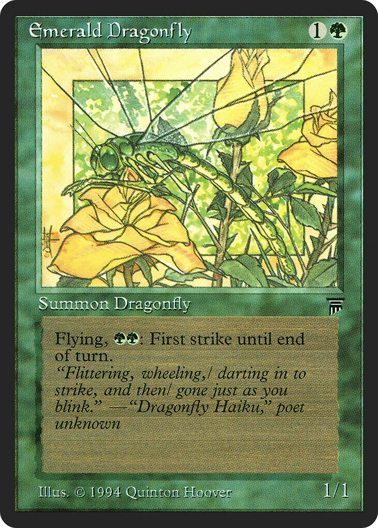 Emerald Dragonfly — Legends — Magic: The Gathering
