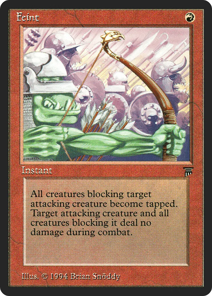 Feint — Legends — Magic: The Gathering