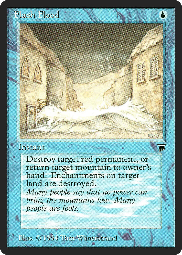 Flash Flood — Legends — Magic: The Gathering