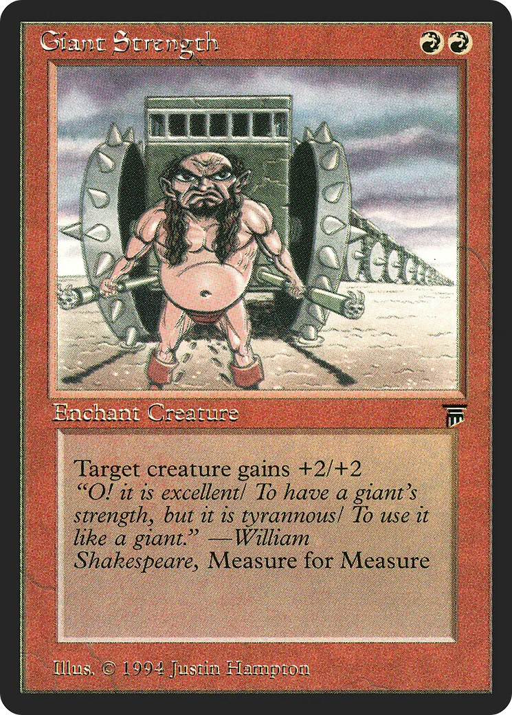 Giant Strength — Legends — Magic: The Gathering