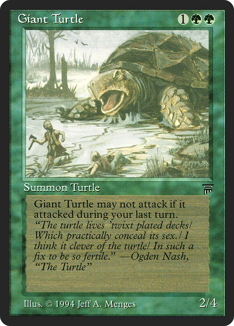Giant Turtle — Legends — Magic: The Gathering