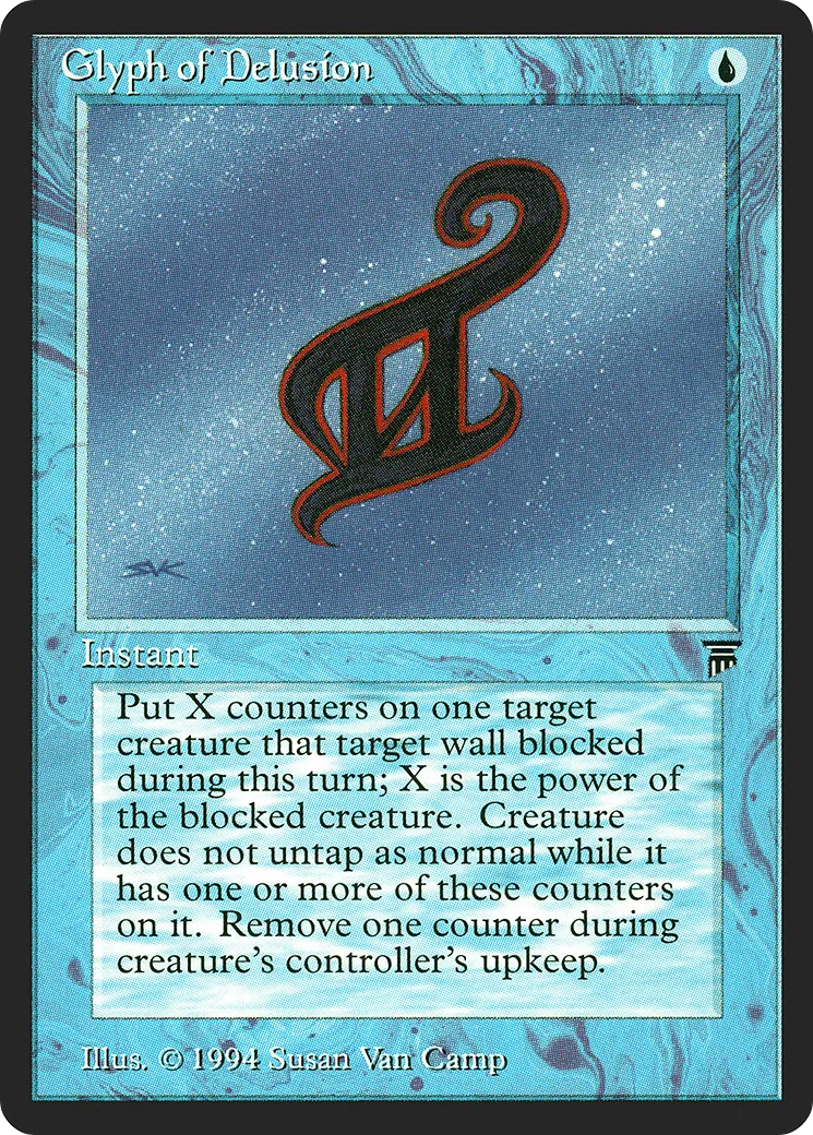 Glyph of Delusion — Legends — Magic: The Gathering