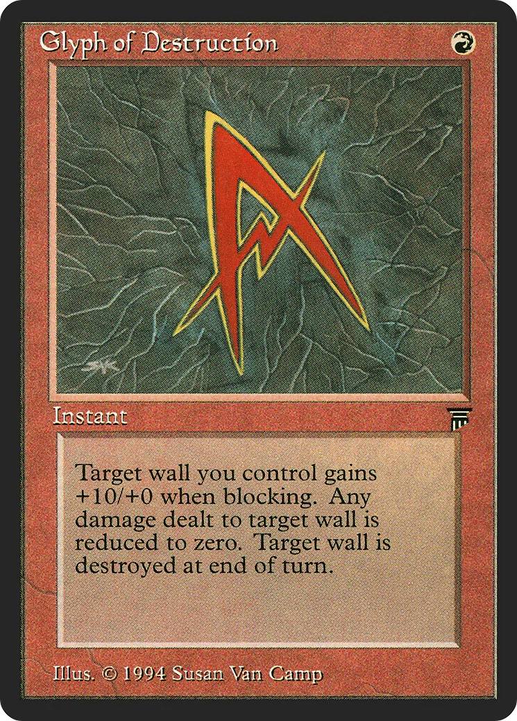 Glyph of Destruction — Legends — Magic: The Gathering